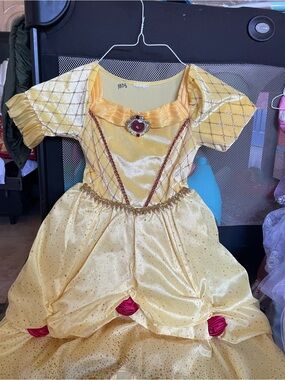 Princess Belle Costume Dress for Kids - Classic Fairy Tale gown